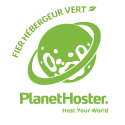planet hoster, hebergement vert, eco conception